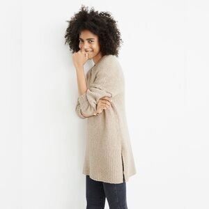 Madewell alpaca/cotton Baxter sweater tunic